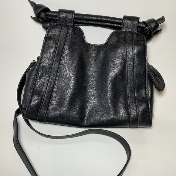 Anthropologie Handbags - Anthropologie Mini Knotted Black Crossbody bag